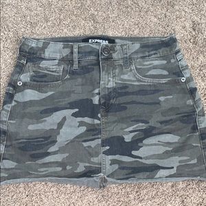 Camo Mini Skirt